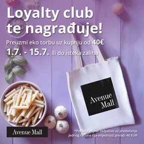 Loyalty club nagrađuje članove eko torbom